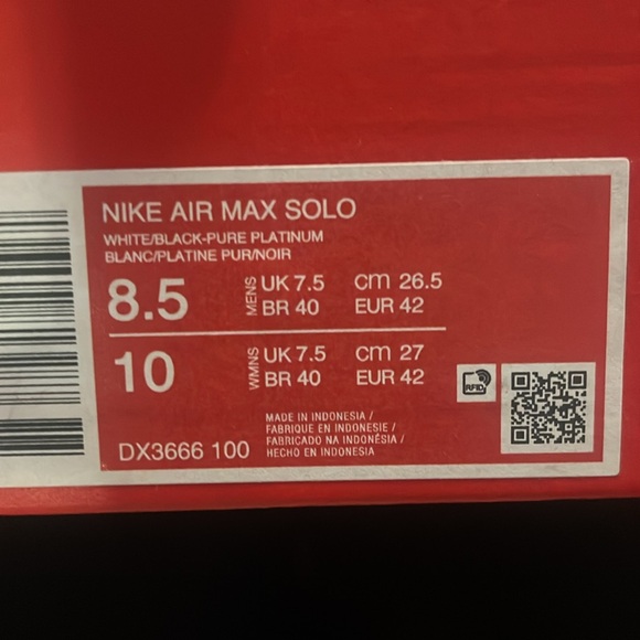 Mens Nike air max solo size 8.5 - Picture 3 of 15